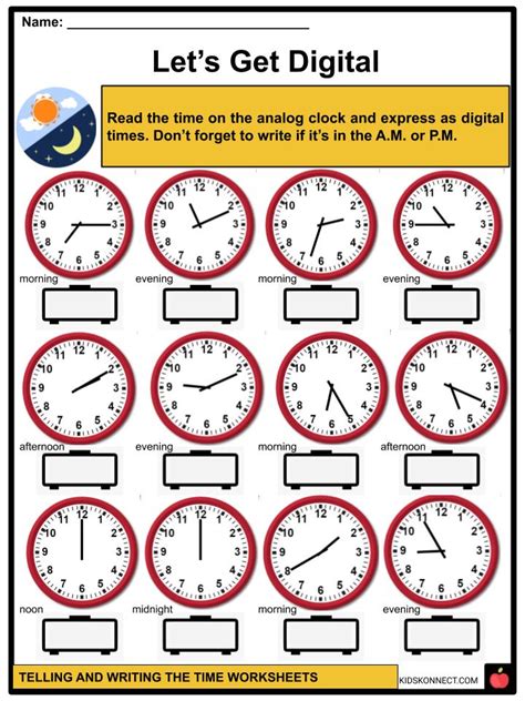 Telling And Writing The Time Facts Amp Worksheets Time Facts Worksheet - Time Facts Worksheet