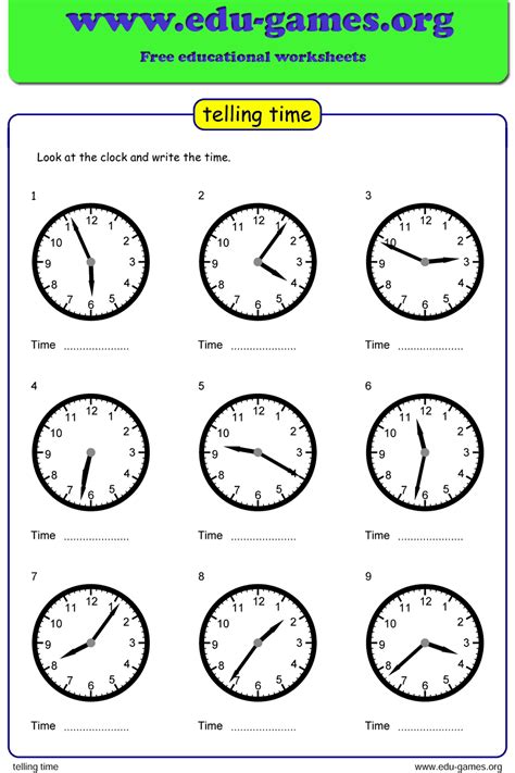 Telling The Time Worksheet Generator Times Tables Tell Time Worksheet Generator - Tell Time Worksheet Generator