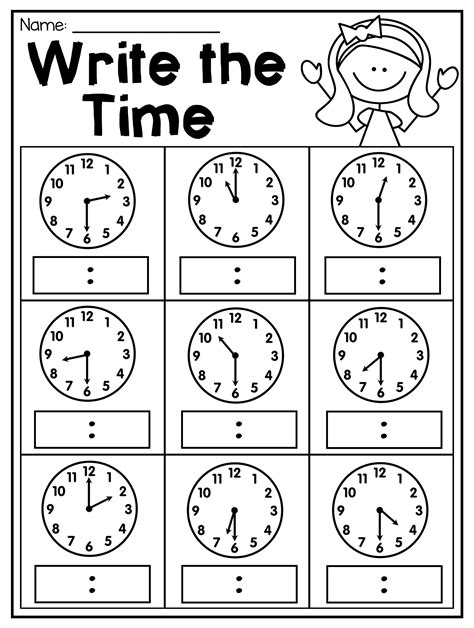 Telling Time Worksheets For 1st Grade Time Worksheets For 1st Grade - Time Worksheets For 1st Grade
