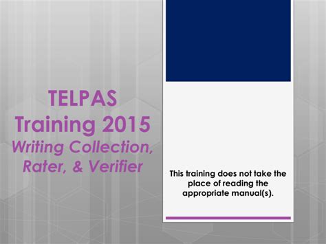 Telpas Manual 2015