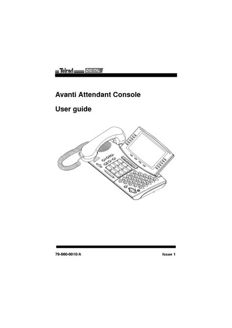 Download Telrad Avanti User Guide 