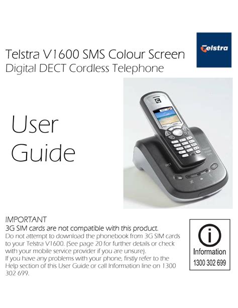 Full Download Telstra Phone Guide 