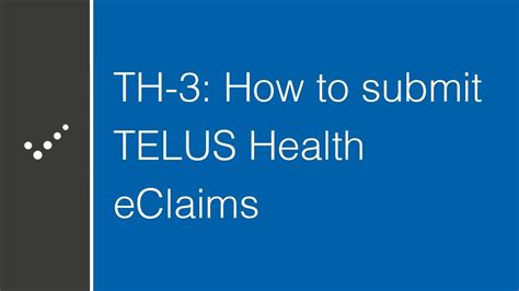 Read Online Telus Health Eclaims Submission Process 