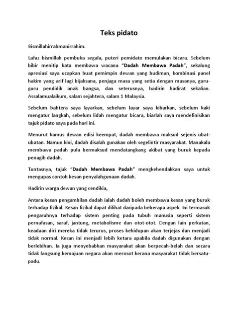 Tema Pidato Yang Menarik