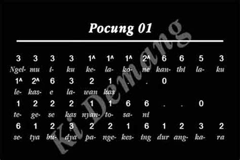 tembang pucung