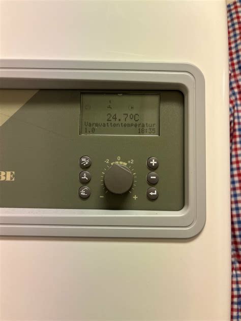 temp på varmvattenberedare