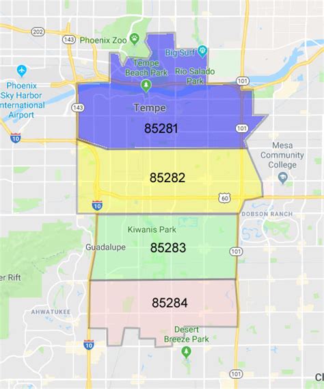 tempe arizona zip code