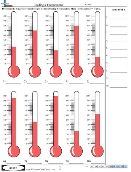 Temperature And Its Measurement Printable Worksheets Temperature And Its Measurement Worksheet - Temperature And Its Measurement Worksheet