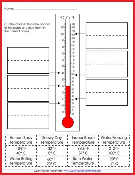 Temperature And Its Measurement Teacher Worksheets Temperature And Its Measurement Worksheet - Temperature And Its Measurement Worksheet
