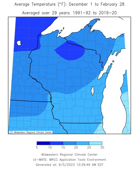 temperature wisconsin