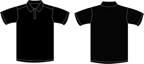 Template Baju Hitam Polos  8372 Polo T Shirt Logo Mockup Branding Mockups - Template Baju Hitam Polos