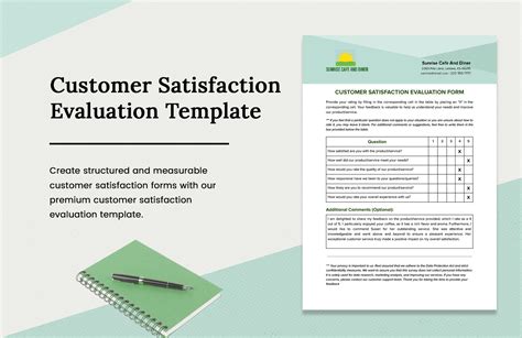 template for customer satisfaction sign off sheet