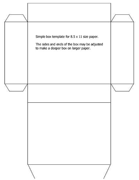 Template Free Box Template Resources Writing Boxes Template - Writing Boxes Template