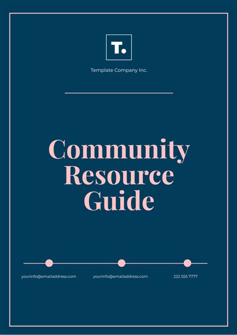 Download Template For Community Services Guide 