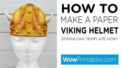Read Template Viking Helmet 