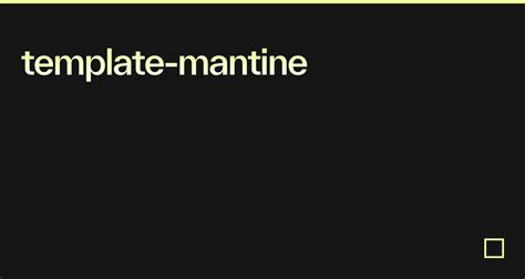 templatemantine Codesandbox