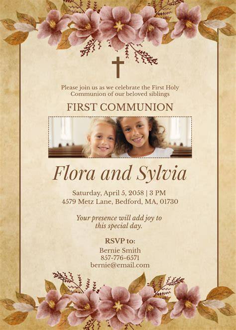 templates for first holy communion