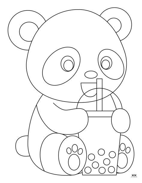 templates of panda bears