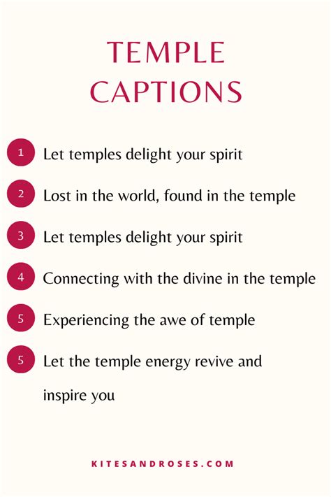 Temple Quotes For Instagram