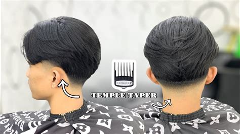 TEMPLE TAPER 📼 Tutorial Potongan rambut Temple taper