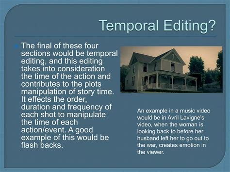 Temporal Editing