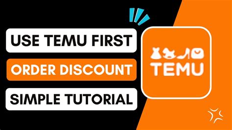 Temu First Order Discount