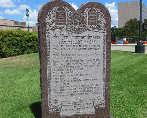 ten commandments texas