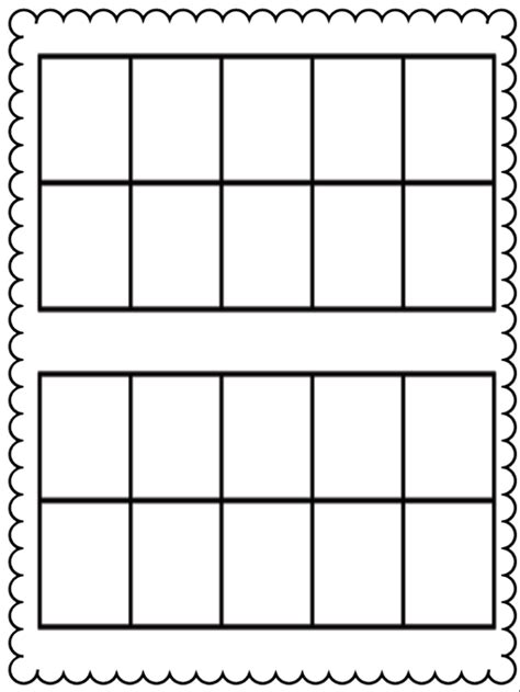 Ten Frame Printable Free Little Bins For Little Ten Frame Math Kindergarten - Ten Frame Math Kindergarten