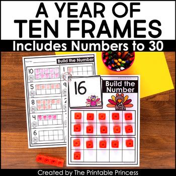 Ten Frames For The Whole Year Ndash The Ten Frames For Kindergarten - Ten Frames For Kindergarten