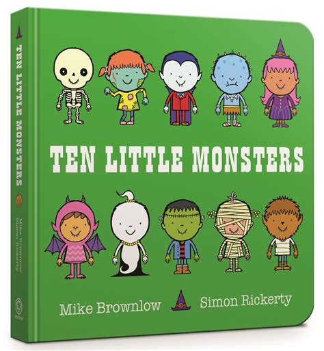 Read Ten Little Monsters Board Book 