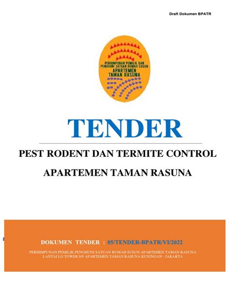 Full Download Tender For Pest Control Measures At All India Institute Of 