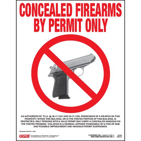 tennessee concealed weapons