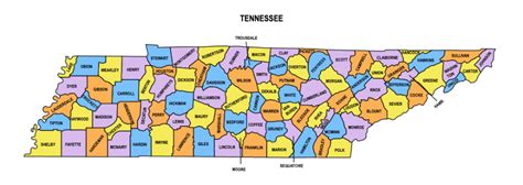 tennessee county map