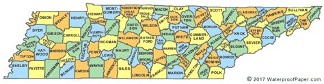 tennessee county maps