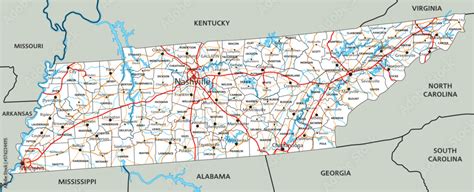 tennessee road map