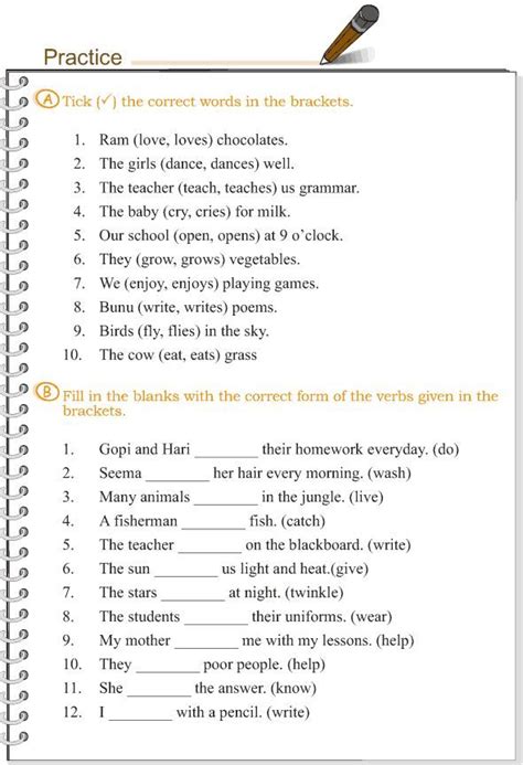 Tenses Exercises For Class 7 With Answers Cbse Verb Tenses 7th Grade Worksheet - Verb Tenses 7th Grade Worksheet