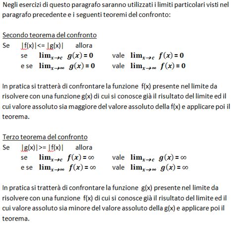 Teoremi Di Confronto
