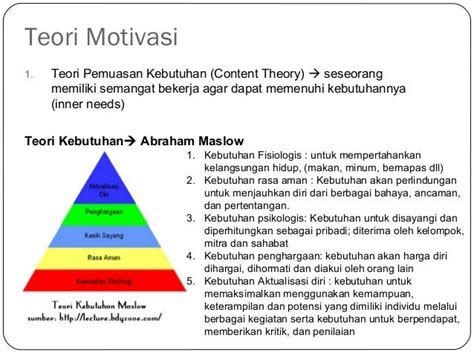 teori motivasi