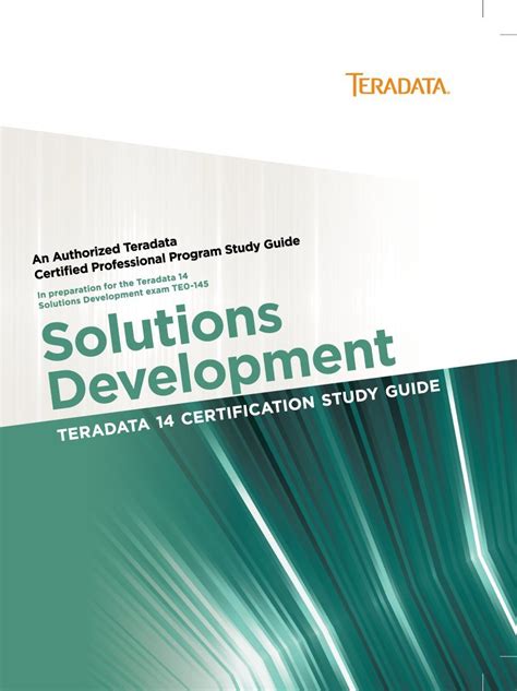Download Teradata 14 Certification Study Guide 