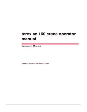 Read Terex Ac 160 Crane Operator Manual File Type Pdf 