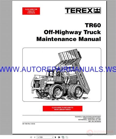 Full Download Terex Tr 60 Service Manual 