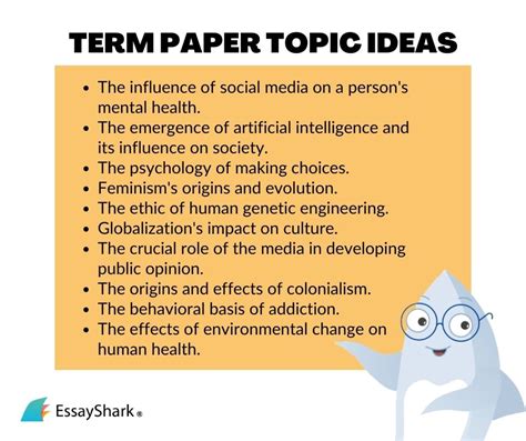 Full Download Term Paper Topics 