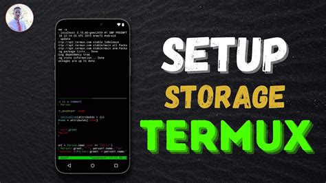 Termux Setup Storage