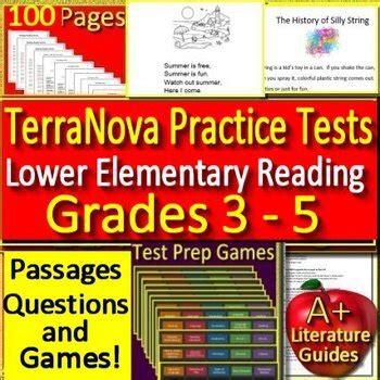 Download Terra Nova Grade 3 Practice Tests 