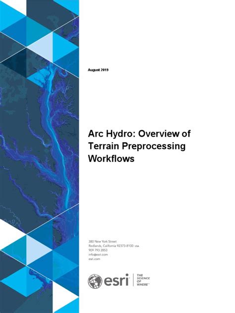 Read Terrain Pre Processing Using Arc Hydro 