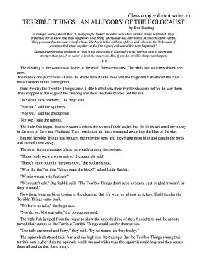 Terrible Things Pdf