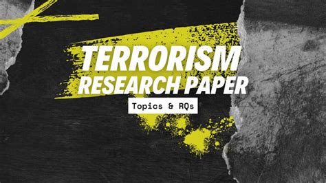 Read Terrorism Paper Topics 