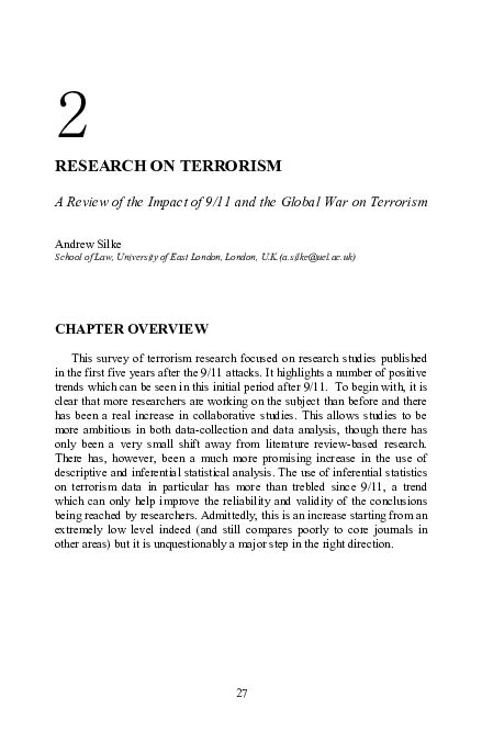 Read Online Terrorism Research Papers 