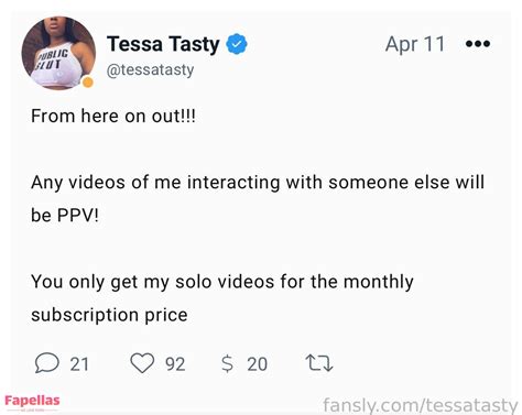 tessa tasty.com