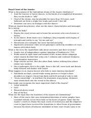 test 2 study guide.docx - Royal Court of the Asante: What...